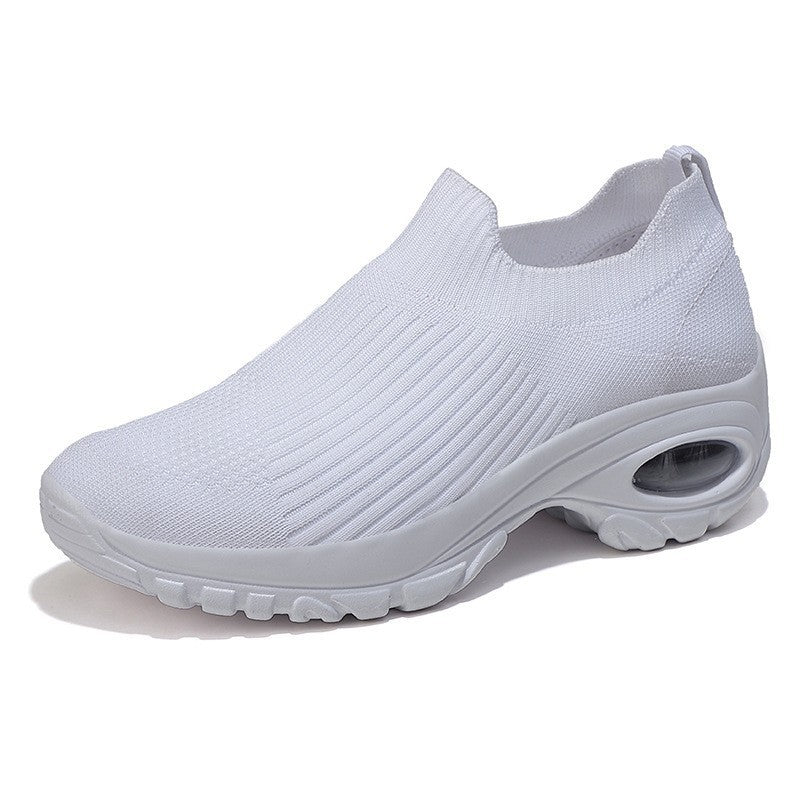 Damen Atmungsaktive Slip-On Sneakers mit unterstützender Dämpfung Shopnory