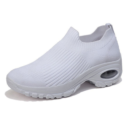 Damen Atmungsaktive Slip-On Sneakers mit unterstützender Dämpfung Shopnory