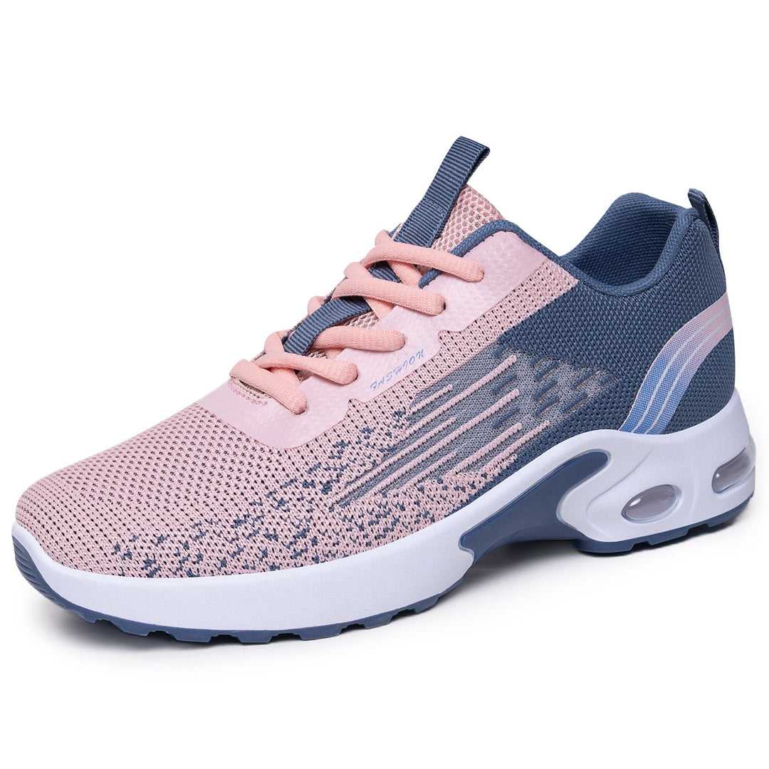 Damen Ultraleichte und atmungsaktive Laufsneaker mit stoßdämpfender Sohle