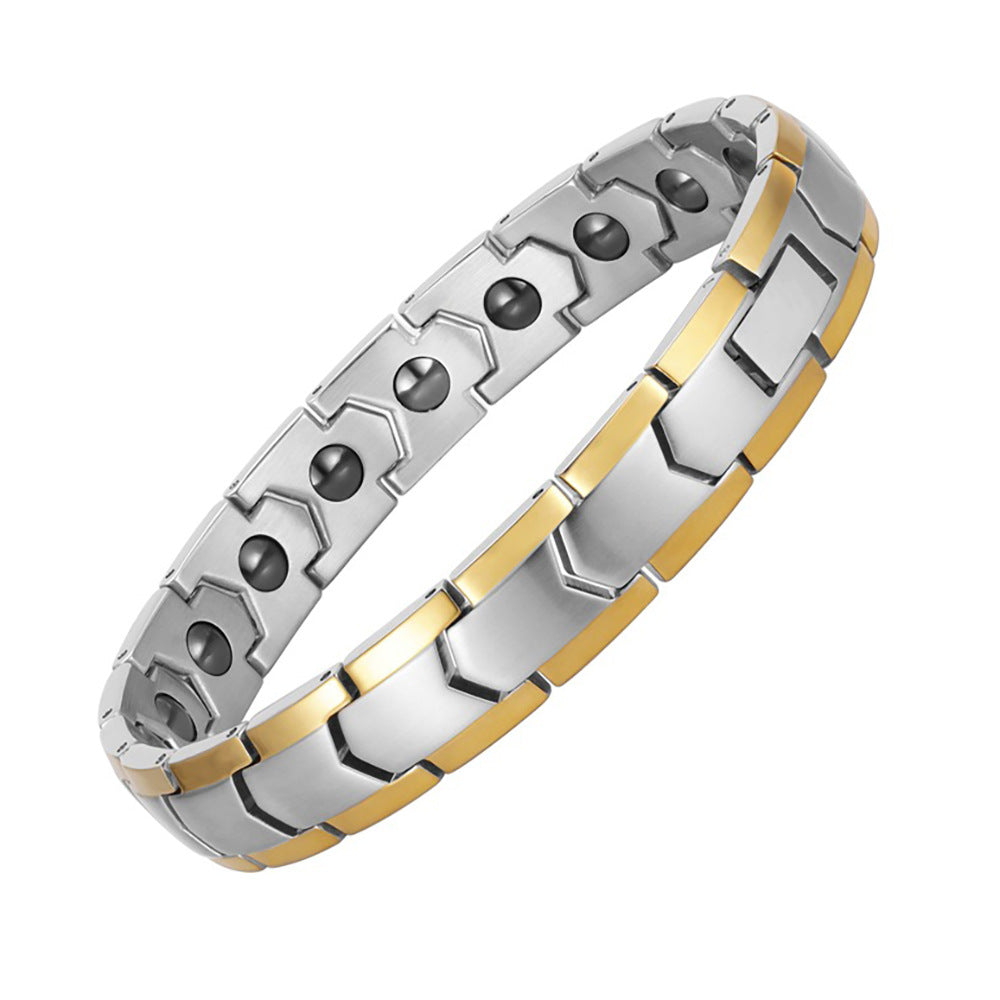 Herren Edelstahlarmband mit modernem Kettenmuster Shop Nory