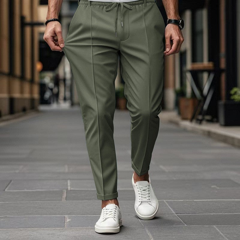 Herren nan moderne tapered Jogginghose mit Bügelfalte und Kordelzug Shop Nory