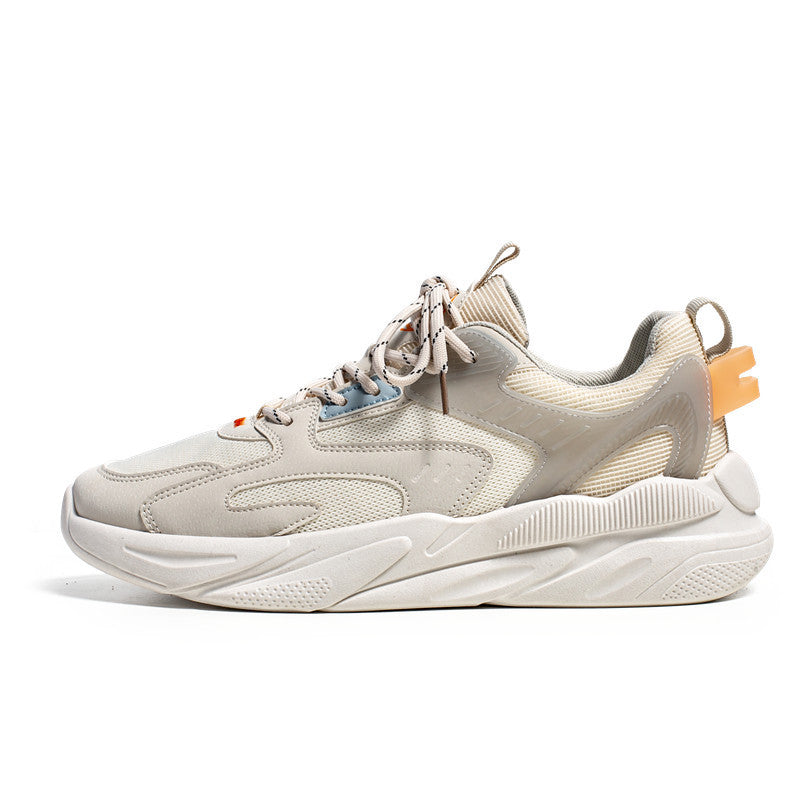 Herren Voluminöser Low-Top Sneaker mit sculpted Komfortsohle und Mesh‑Velours‑Overlays Shopy Nory