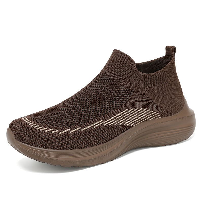Damen nan ultraleichter Strick-Fit-Reisesneaker mit ergonomischem Memory-Fußbett, elastischem Sockeneinstieg und rutschfester Travel-Profilsohle Shop Nory