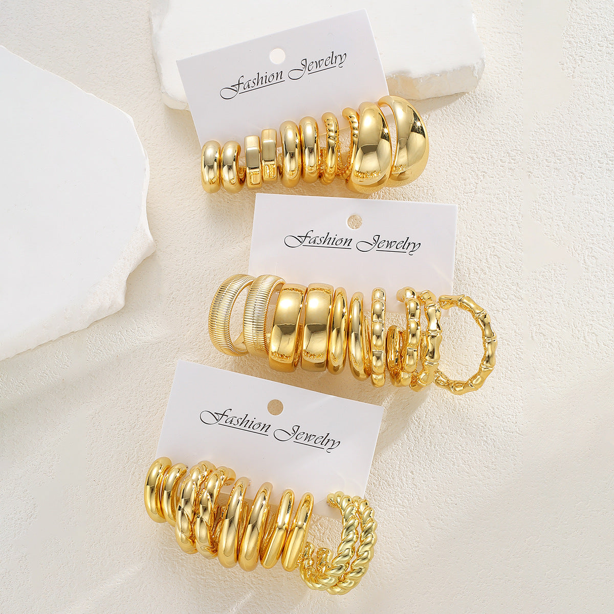 Damen Ring-Set mit verschiedenen eleganten Designs Shop Nory