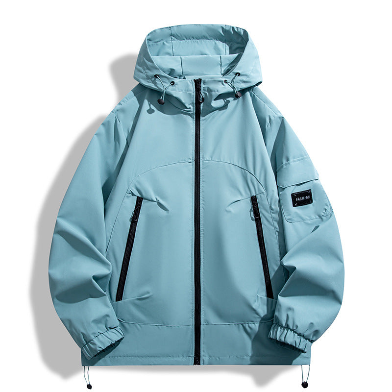 Herren Moderner Allwetter-Hoodie mit Wind- und Wasserabweisender Membran Shop Nory