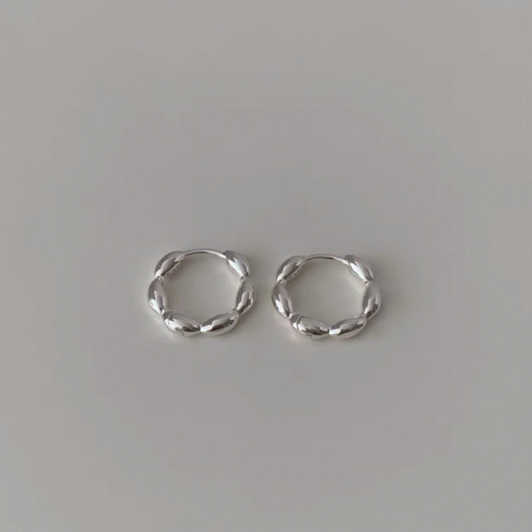 Damen Creolen mit elegantem, geschwungenem Design Shop Nory