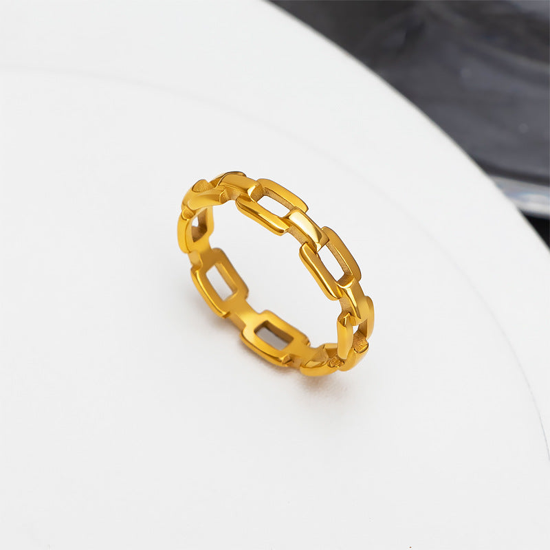 Damen modischer Ring im Kettendesign Shop Nory