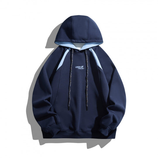 Unisex Oversize-Kapuzenpullover mit kontrastierenden Einsätzen, Kordelzug und Raglanärmeln Shop Nory