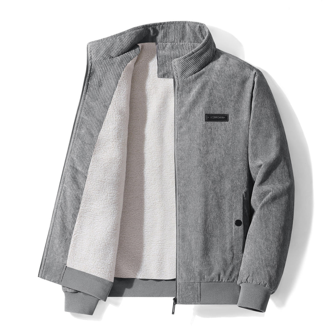 Herren Modische Fleece-Jacke im Cord-Design Shop Nory