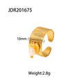 Damen eleganter verstellbarer Ring mit Perlenanhänger Shop Nory