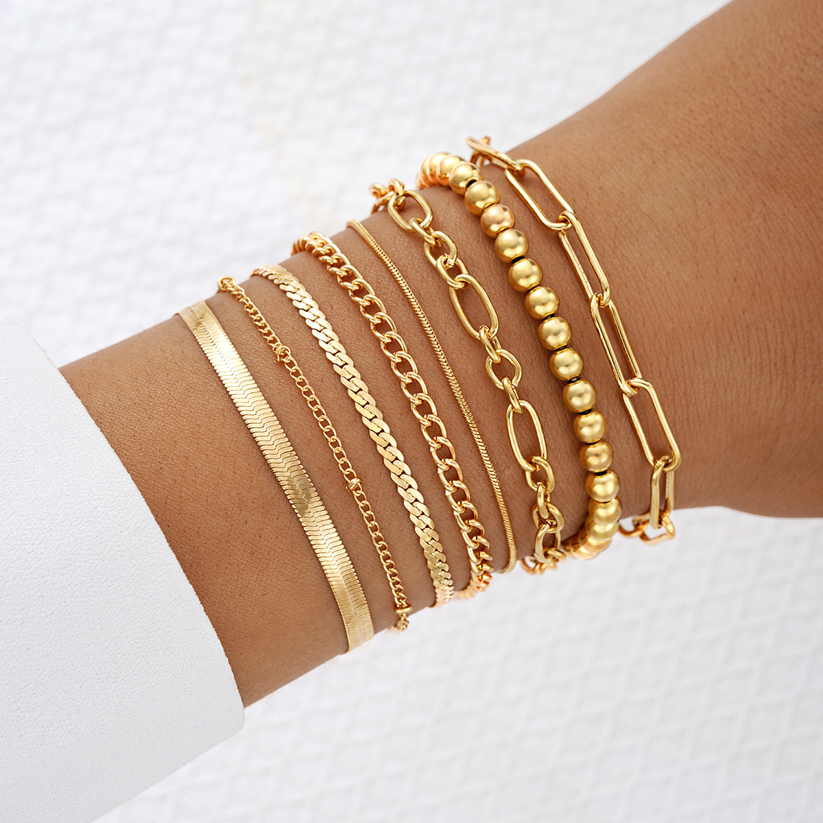 Damen Armband-Set mit verschiedenen Strukturen Shop Nory
