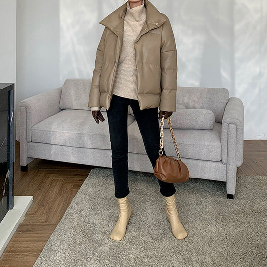 Damen Modische Übergangsjacke mit hohem Kragen Shop Nory