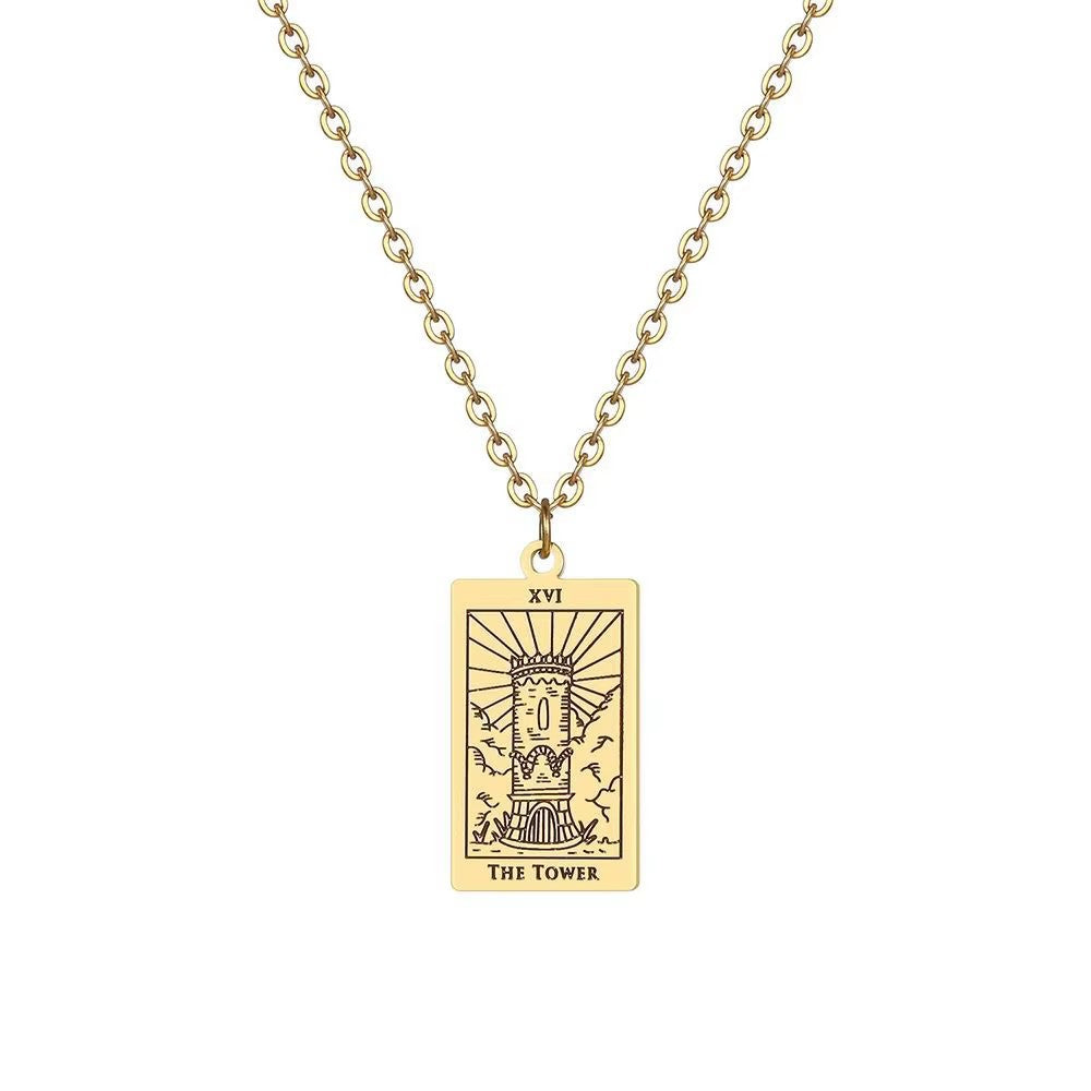 Damen Anhänger mit einzigartigem Tarot-Motiv Shop Nory