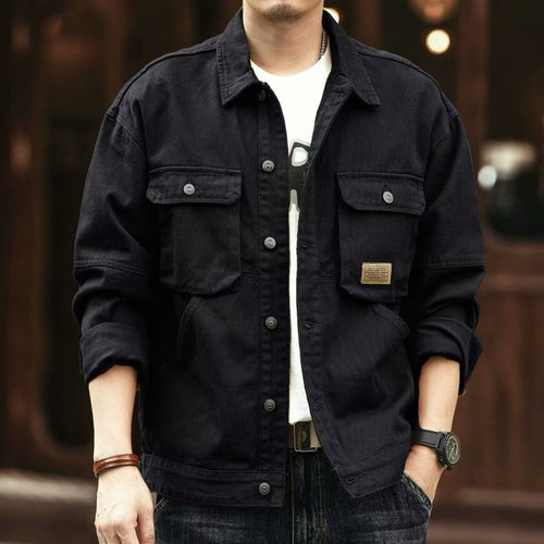 Herren Utility Jacke im klassischen Stil Shop Nory