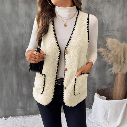Damen Kuscheliger Cardigan mit Knopfdetails Shop Nory