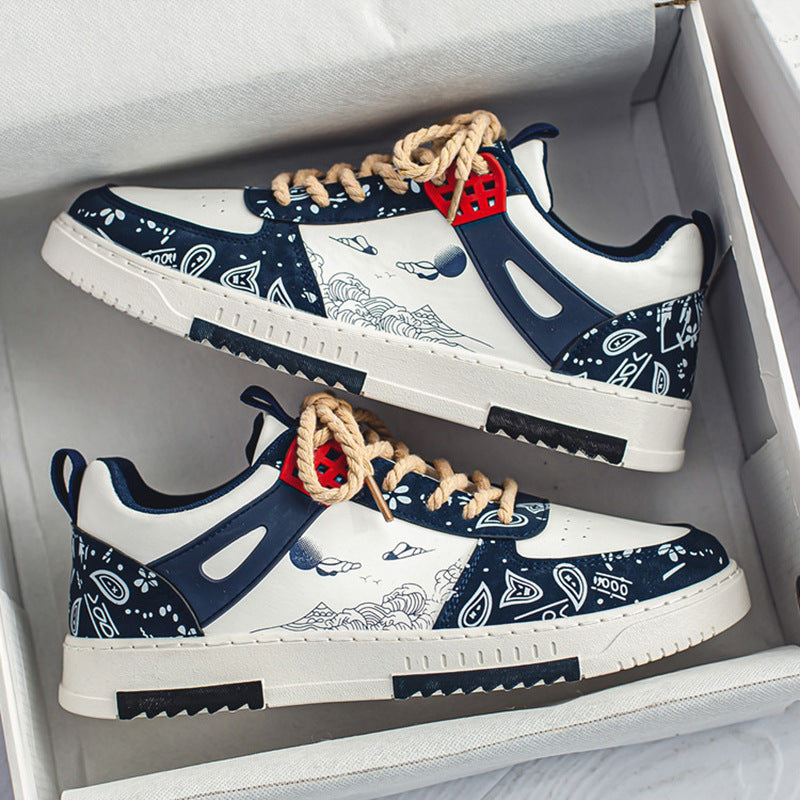 Herren Sportliche Sneaker mit einzigartigem Grafikschema