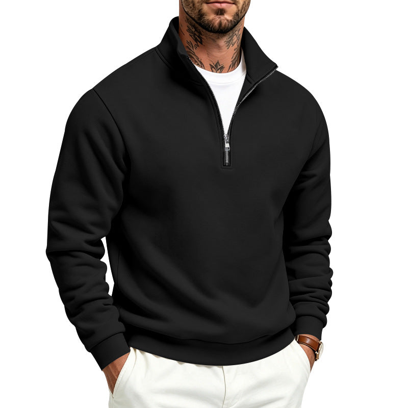 Herren Halbzip-Sweatshirt mit Troyerkragen und weicher Fleece-Innenseite Shop Nory