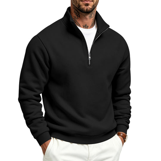 Herren Halbzip-Sweatshirt mit Troyerkragen und weicher Fleece-Innenseite Shop Nory