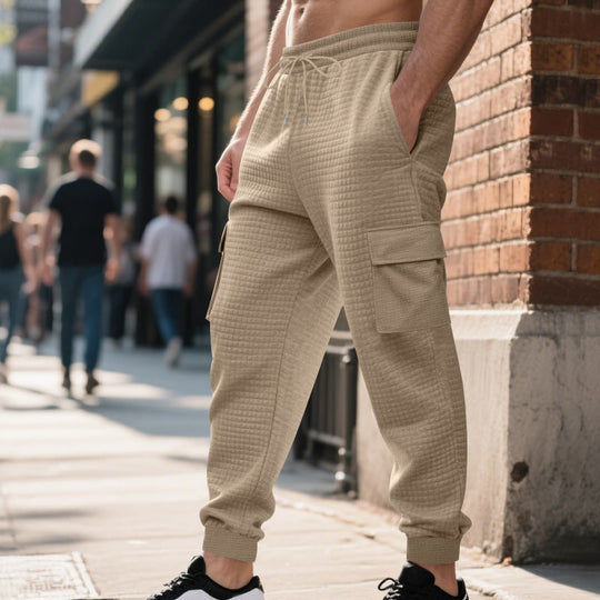 Cargo Jogginghose Herren sportlich mit elastischem Bund