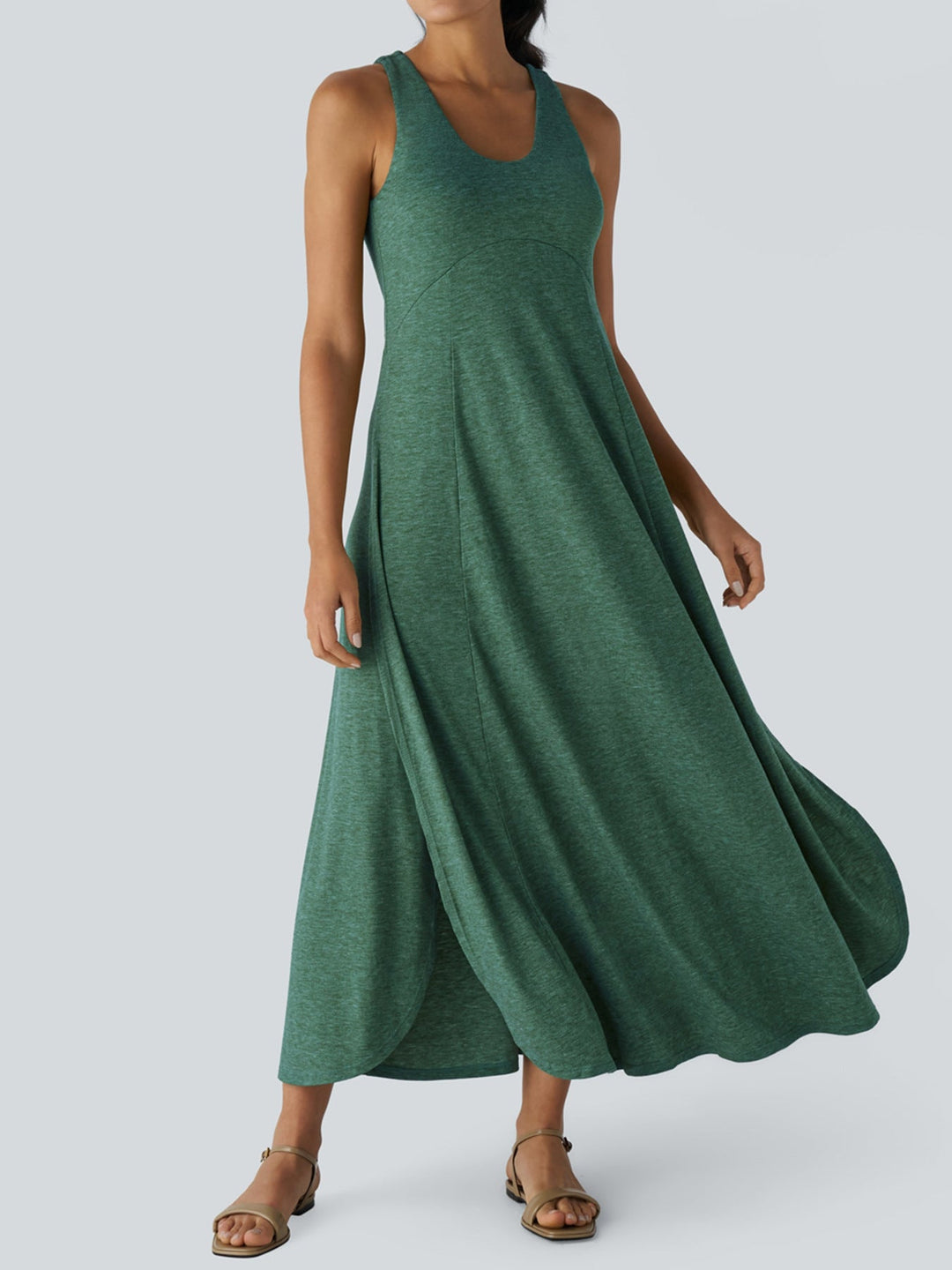 Damen Maxi-Kleid mit fließendem Schnitt und komfortablem Tragegefühl Shopnory