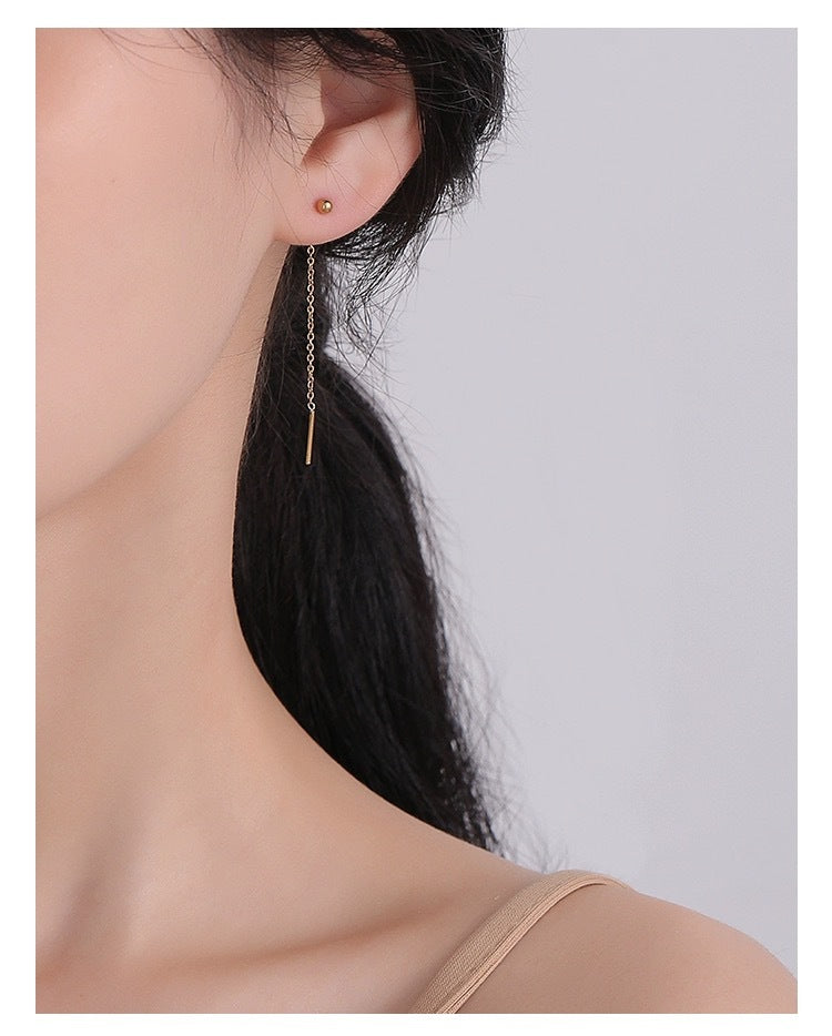 Damen Dangle Chain Ohrringe Shop Nory