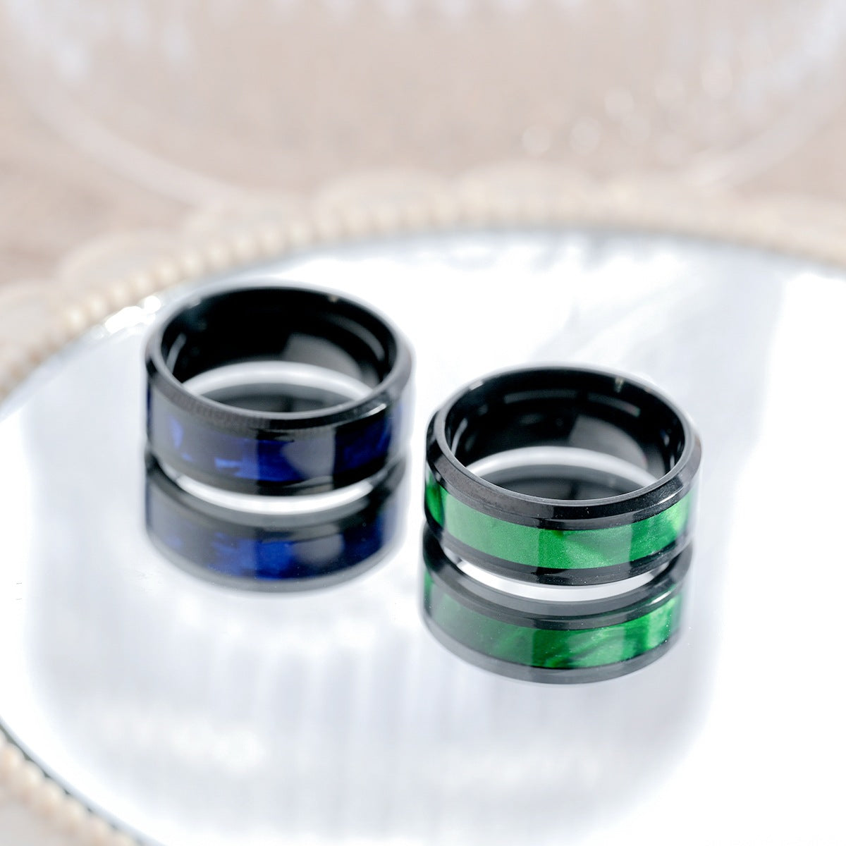 Herren Ring mit kunstvollem Steinmuster Shop Nory