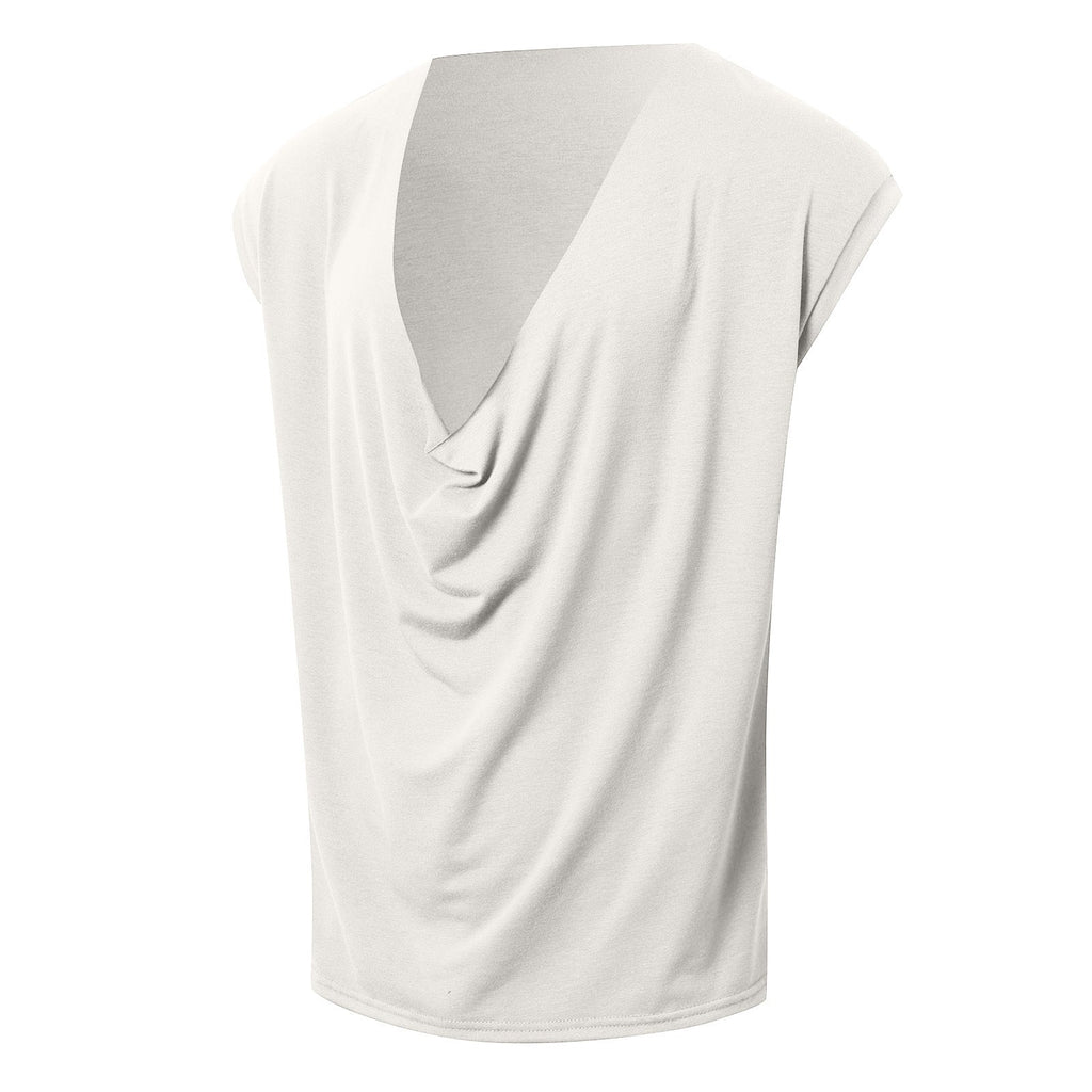 Damen Elegantes V-Ausschnitt Blusenshirt mit lässigem Schnitt