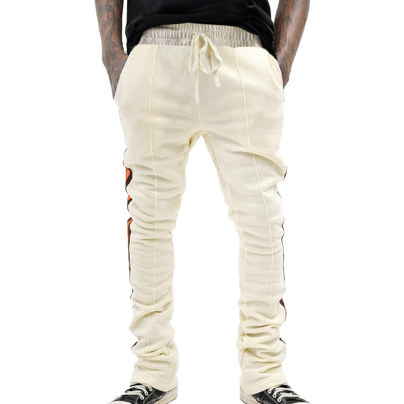 Herren Slim-Fit Jogginghose mit Tunnelzug, markanten Ziernähten & seitlichem Panel Shop Nory