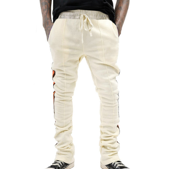 Herren Slim-Fit Jogginghose mit Tunnelzug, markanten Ziernähten & seitlichem Panel Shop Nory