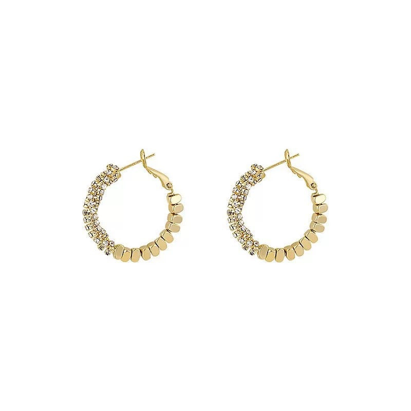 Damen Ohrringe mit funkelndem Kristall-Design Shop Nory