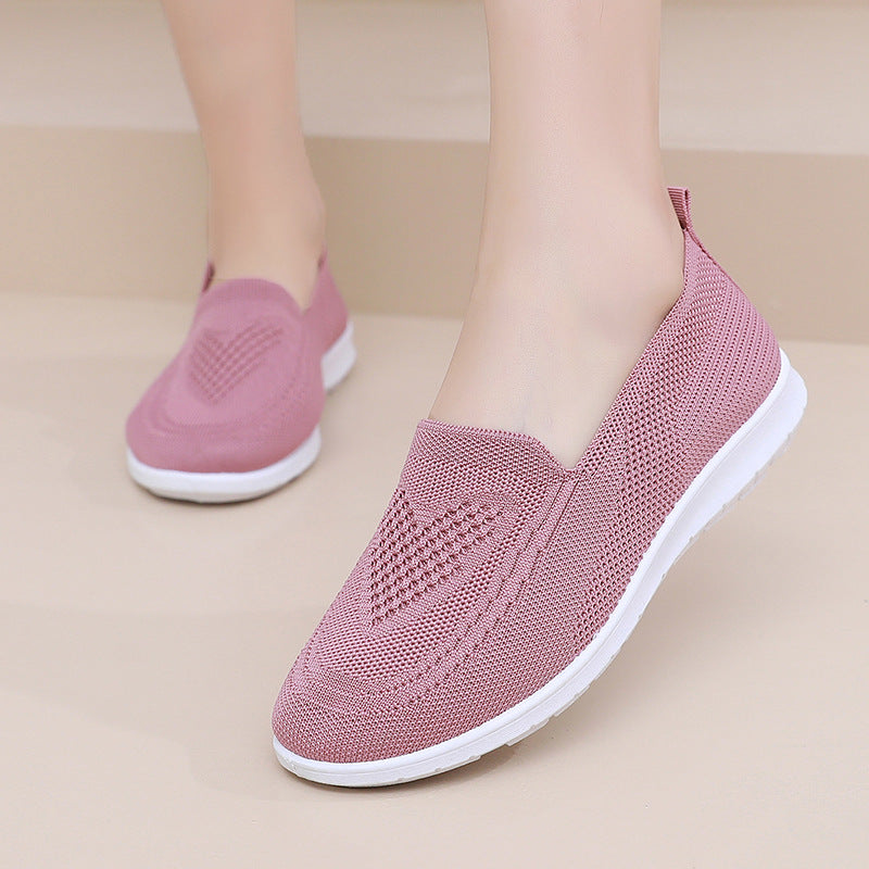 Damen Leichte und atmungsaktive Slip-On Schuhe