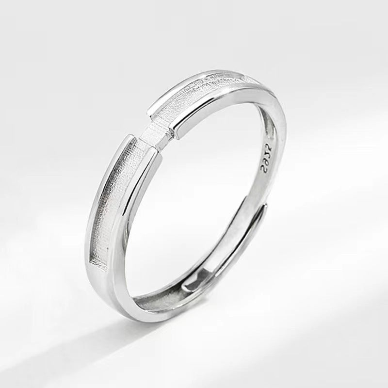 Damen Ring mit modernem, strukturiertem Design Shop Nory