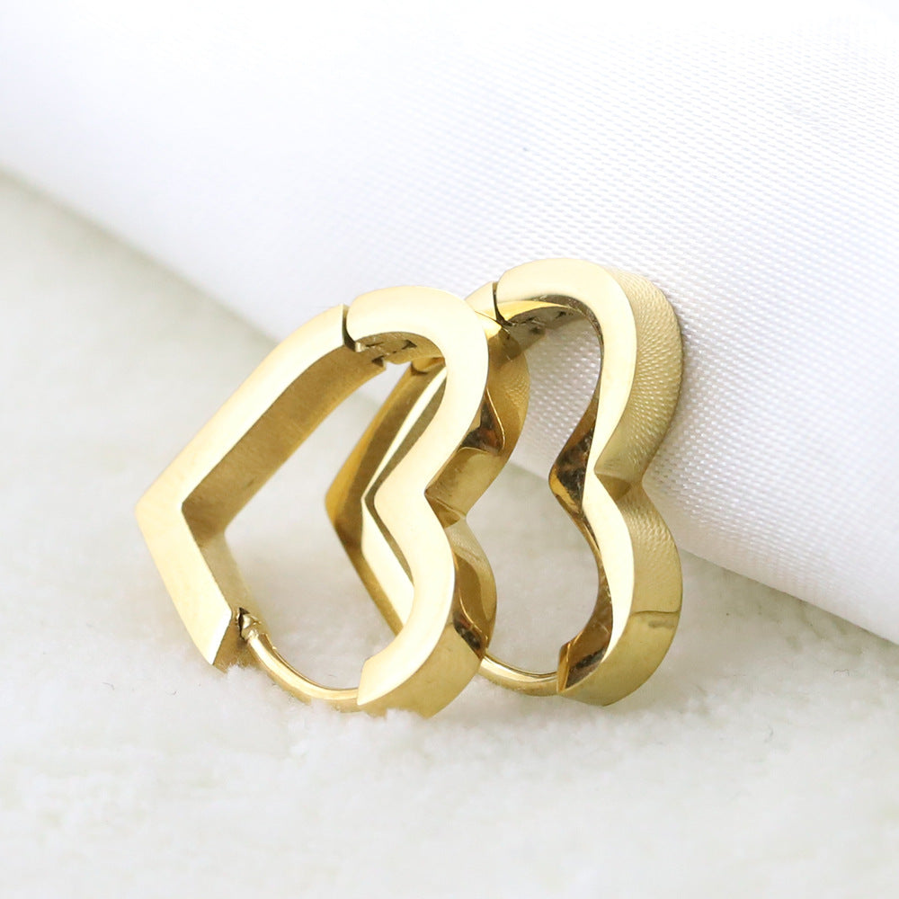 Damen Creolen mit modernem, geschwungenem Design Shop Nory