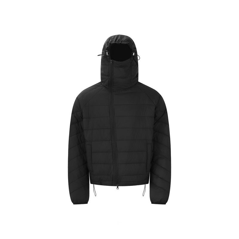 Unisex Leichte wattierte Kapuzenjacke mit Thermo‑Isolierung, Stehkragen und verdecktem Reißverschluss Shop Nory