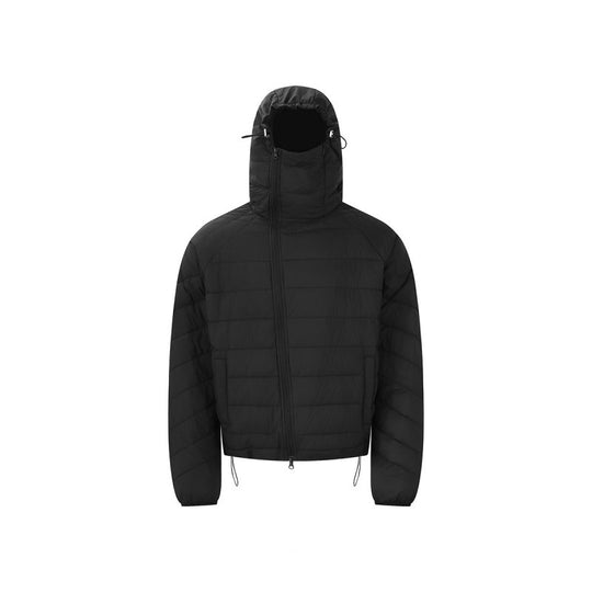 Unisex Leichte wattierte Kapuzenjacke mit Thermo‑Isolierung, Stehkragen und verdecktem Reißverschluss Shop Nory