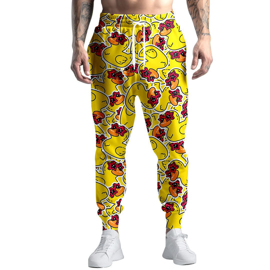 Herren Sportliche Jogginghose mit kreativem Mustermix Shop Nory