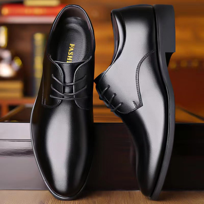 Herren Elegante Lederschuhe mit feinem Schnürdesign
