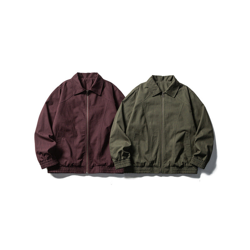 Herren Boxy-Fieldjacke im Utility-Look mit Stehkragen, durchgehendem Reißverschluss und elastischem Saum Shop Nory