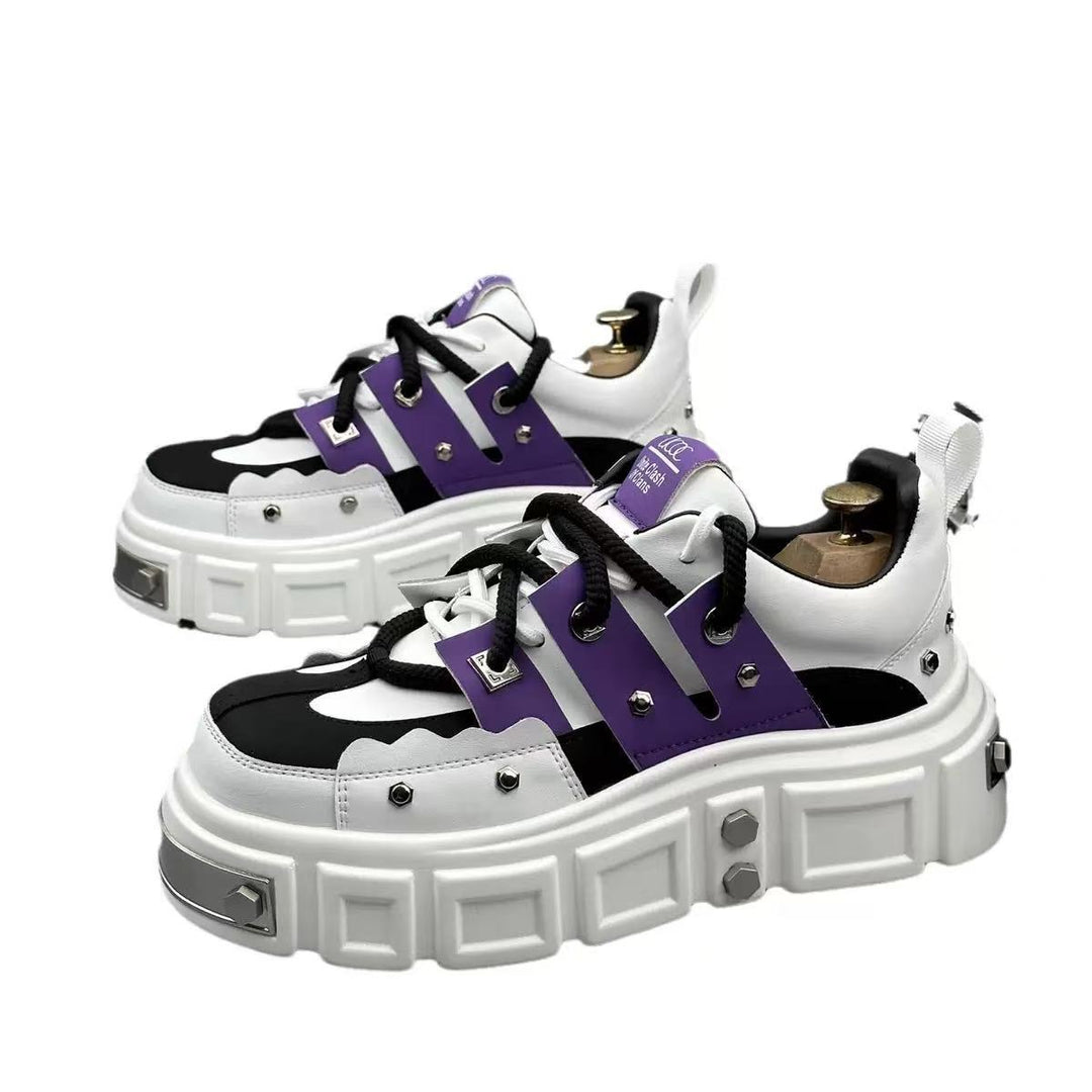 Damen Chunky Sneakers mit auffälligem Design und strapazierfähigem Obermaterial