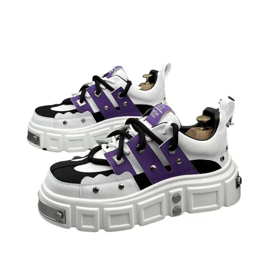 Damen Chunky Sneakers mit auffälligem Design und strapazierfähigem Obermaterial