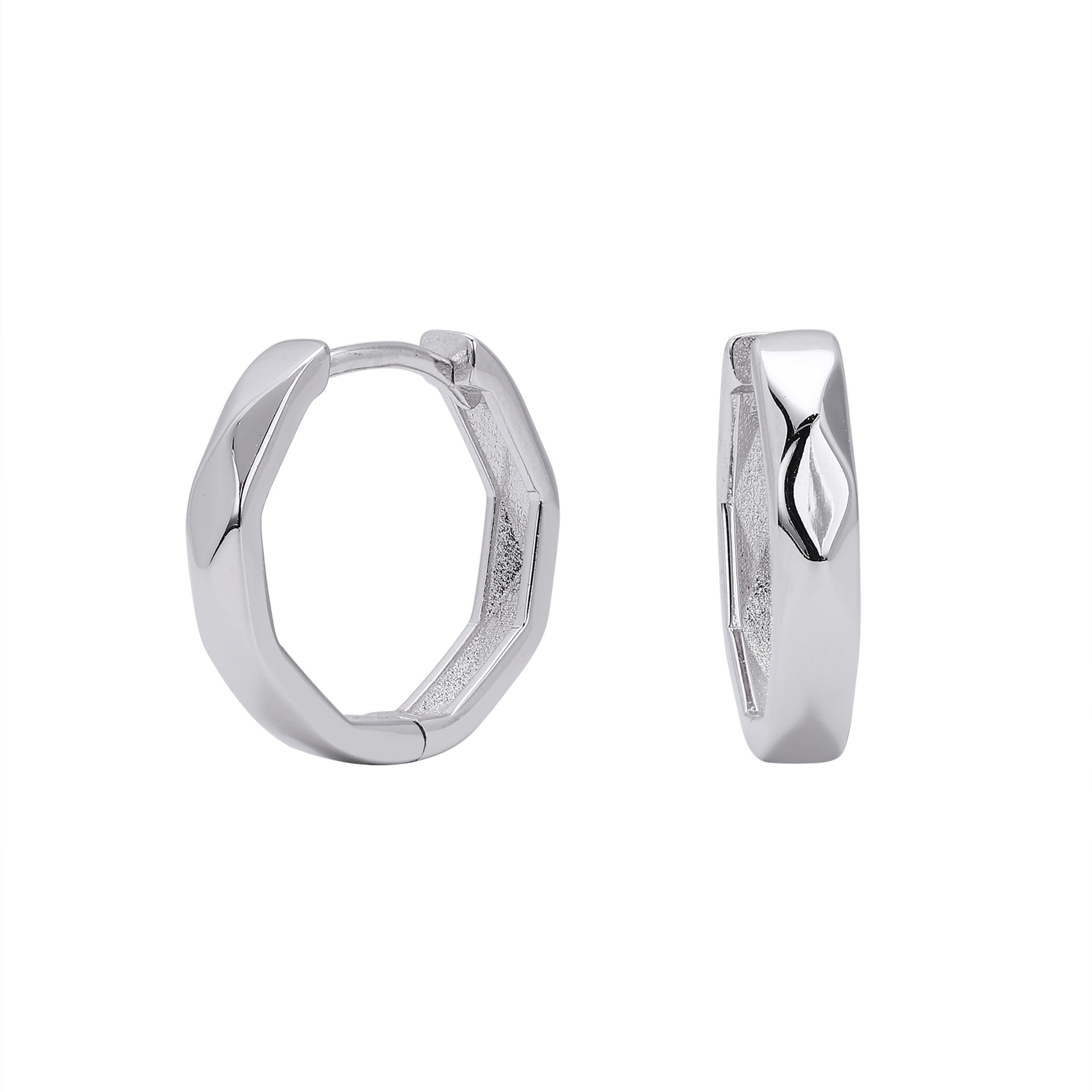 Damen geometrische Creolen mit modernem Design Shop Nory