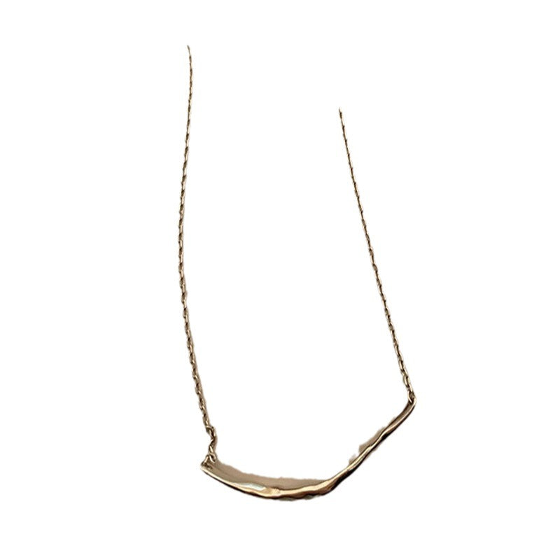 Damen Minimalistische Halskette im eleganten Wellen-Design Shop Nory