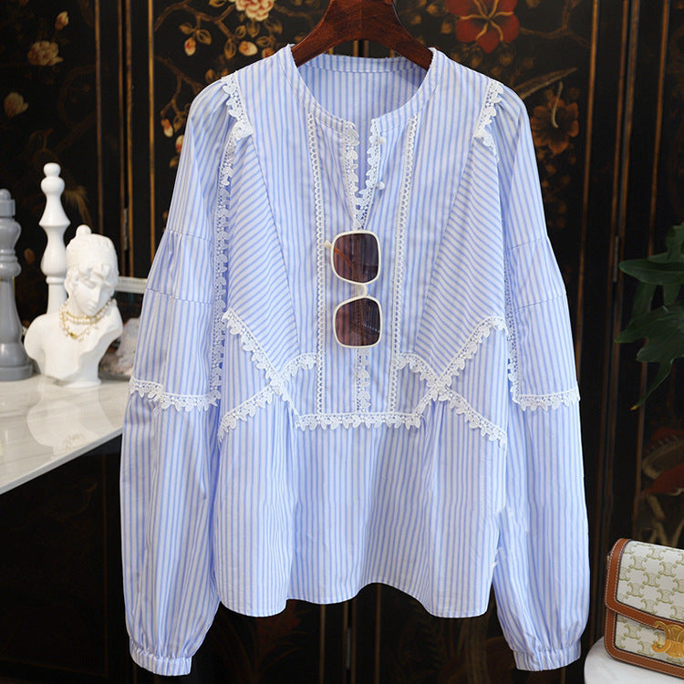 Damen Verspielte Bluse mit Rüschen-Details Shop Nory
