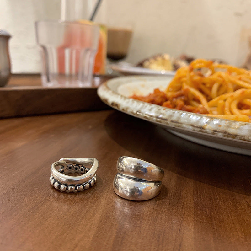 Damenring mit elegantem Doppelring-Design Shop Nory