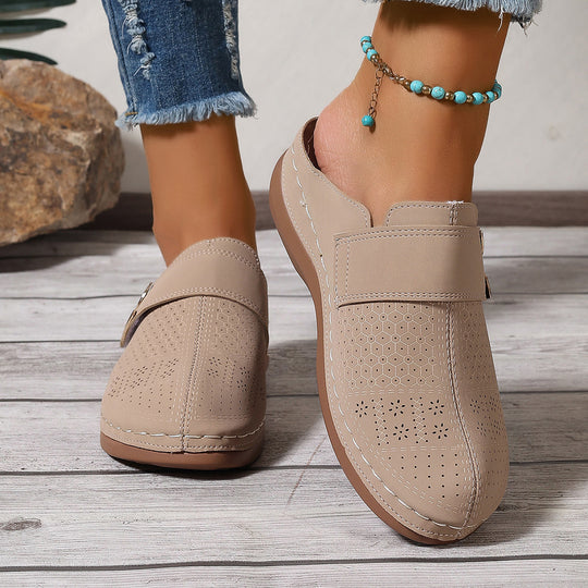 Damen Perforierte Komfort-Clogs mit Orthopädischer Einlegesohle Shop Nory