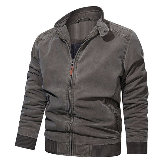 Herren Modische Bomberjacke mit Reißverschluss und feinen Details Shop Nory