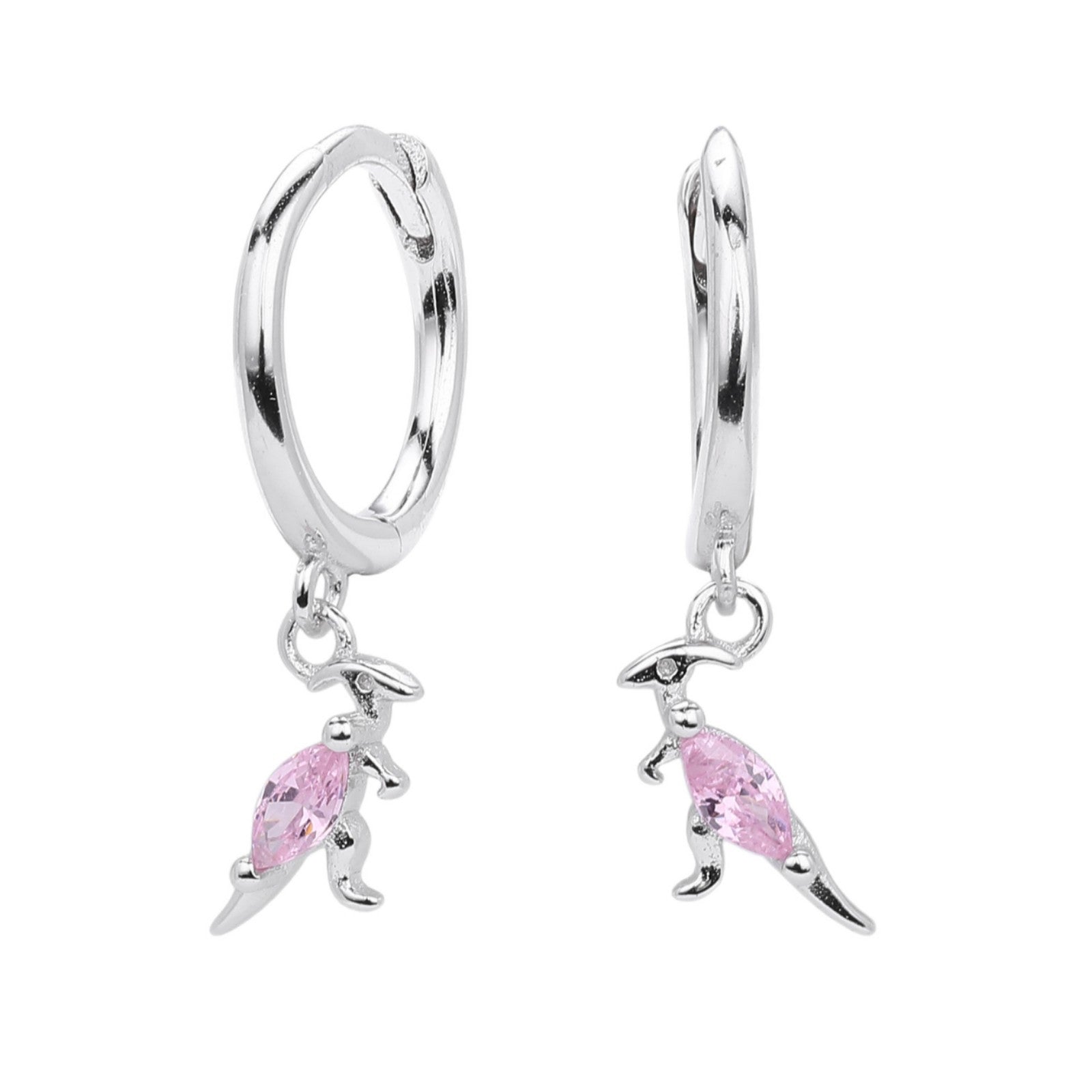 Damen Ohrringe im kreativen Känguru-Design aus 925 Sterling Silber Shop Nory