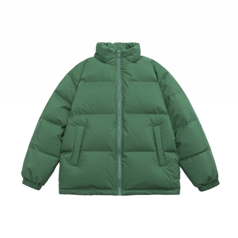 Unisex Oversize Stepp-Winterjacke mit Stehkragen, durchgehendem Reißverschluss und elastischen Bündchen Shop Nory