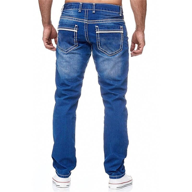 Herren Used-Style Jeans