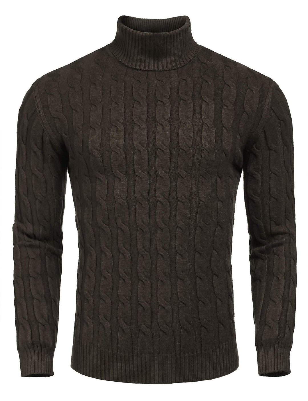 Herren Feinstrickpullover mit hohem Kragen